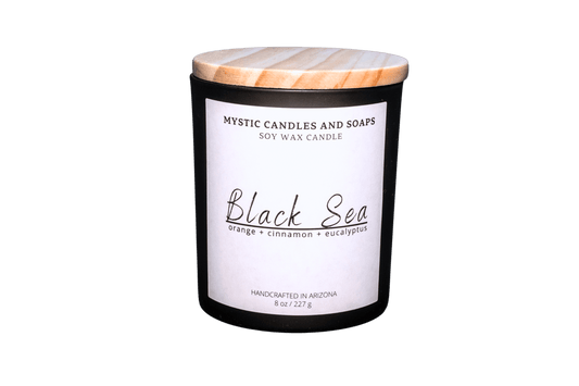 Black Sea Scented Soy Wax Candle