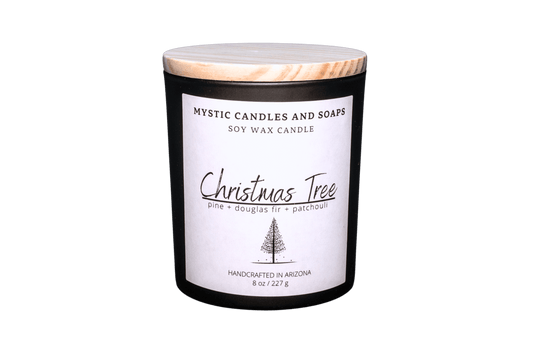 Christas Tree Scented Soy Wax Container Candle
