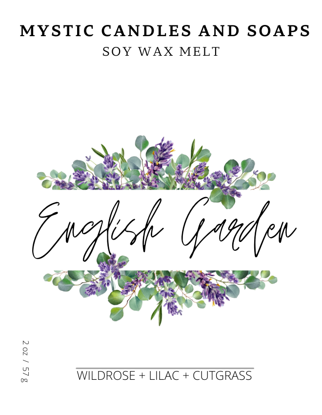 English Garden Soy Wax Melt - Mystic Candles and Soaps LLC