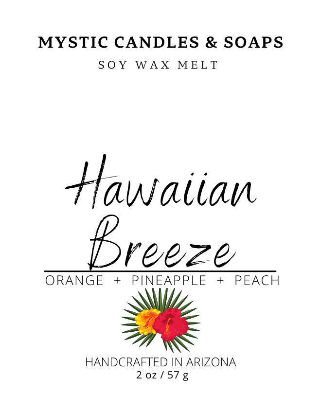 Hawaiian Breeze Soy Wax Melt - Mystic Candles and Soaps LLC