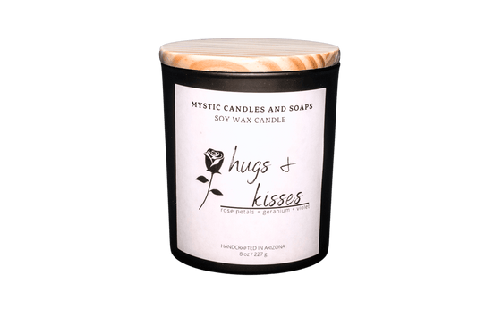 Hugs & Kisses Rose Scented Soy Wax Candle