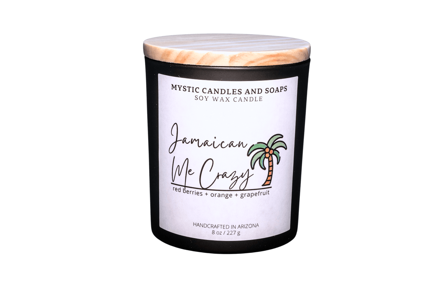 Jamaican Me Crazy soy wax Scented Candle