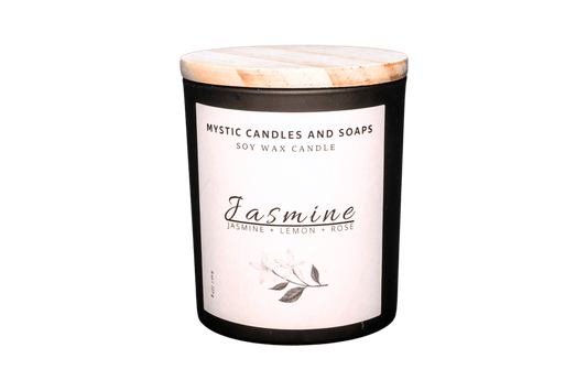 Jasmine Scented soy wax candle