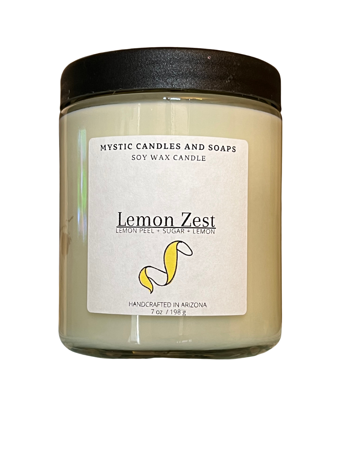 Lemon Zest Candle - Mystic Candles and Soaps LLC