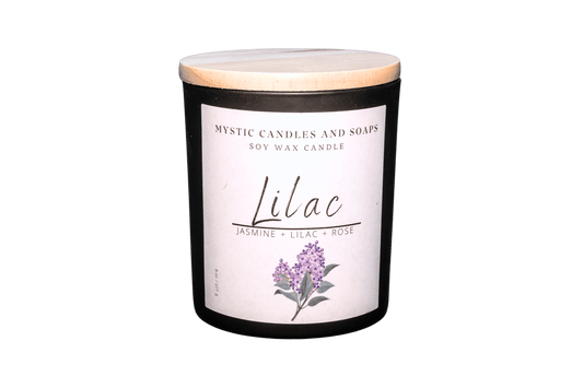 Lilac Scented Soy Wax Candle