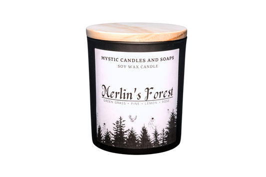 Merlin's Forest Candle - Mystic Candles and Soaps LLC