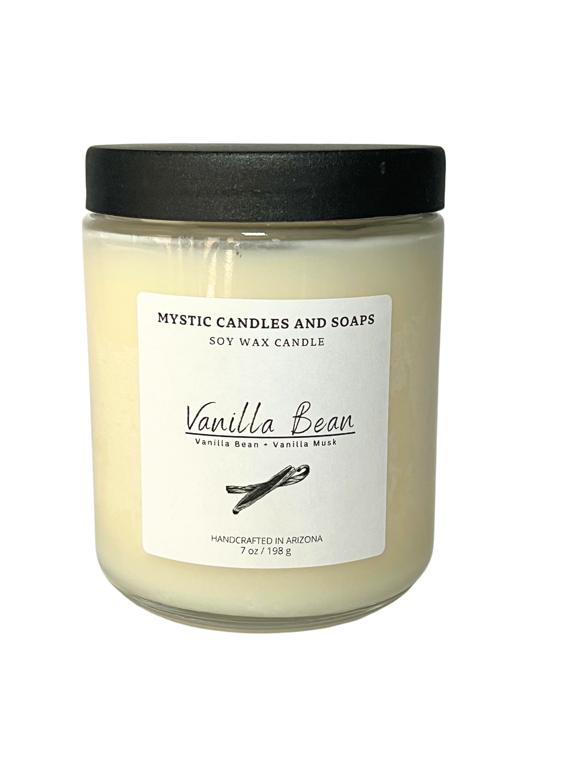 Vanilla Bean Candle - Mystic Candles and Soaps LLC