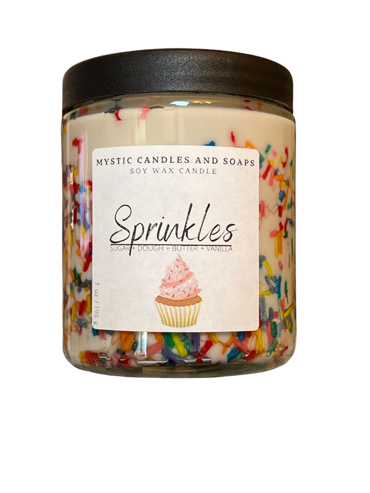 Sprinkles Jar Candle - Mystic Candles and Soaps LLC