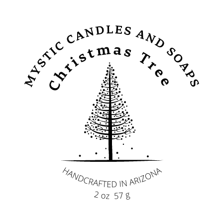 Christmas Tree Flameless Candle - Mystic Candles and Soaps LLC
