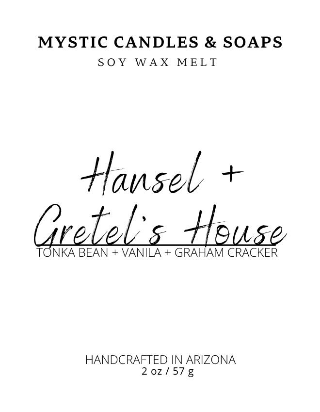 Hansel & Gretel's House Soy Wax Melt - Mystic Candles and Soaps LLC