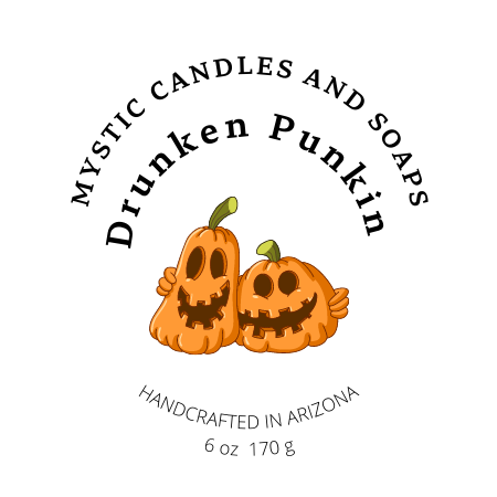 Drunken Punkin Flameless Candle - Mystic Candles and Soaps LLC