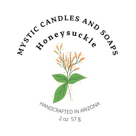 Honeysuckle Flameless Candle - Mystic Candles and Soaps LLC