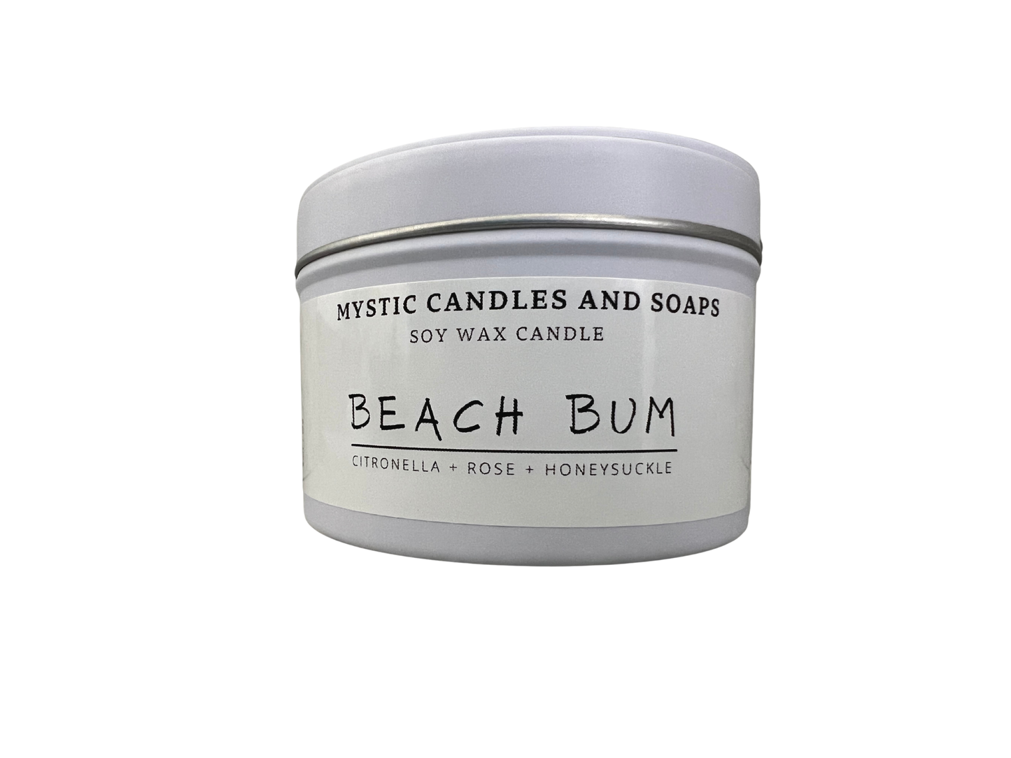Beach Bum Soy Wax Flameless Candle - Mystic Candles and Soaps LLC