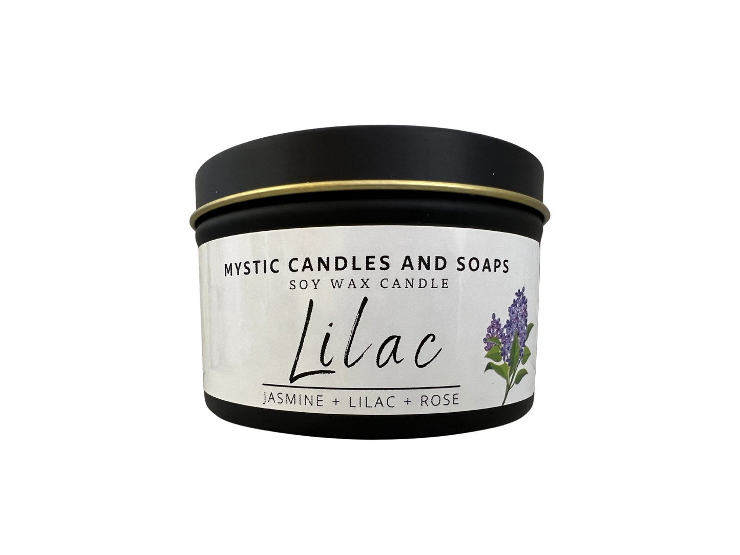 Lilac Flameless Candle - Mystic Candles and Soaps LLC