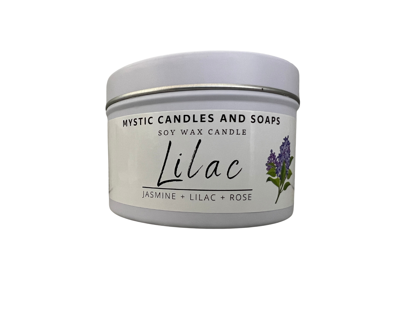 Lilac Flameless Candle - Mystic Candles and Soaps LLC