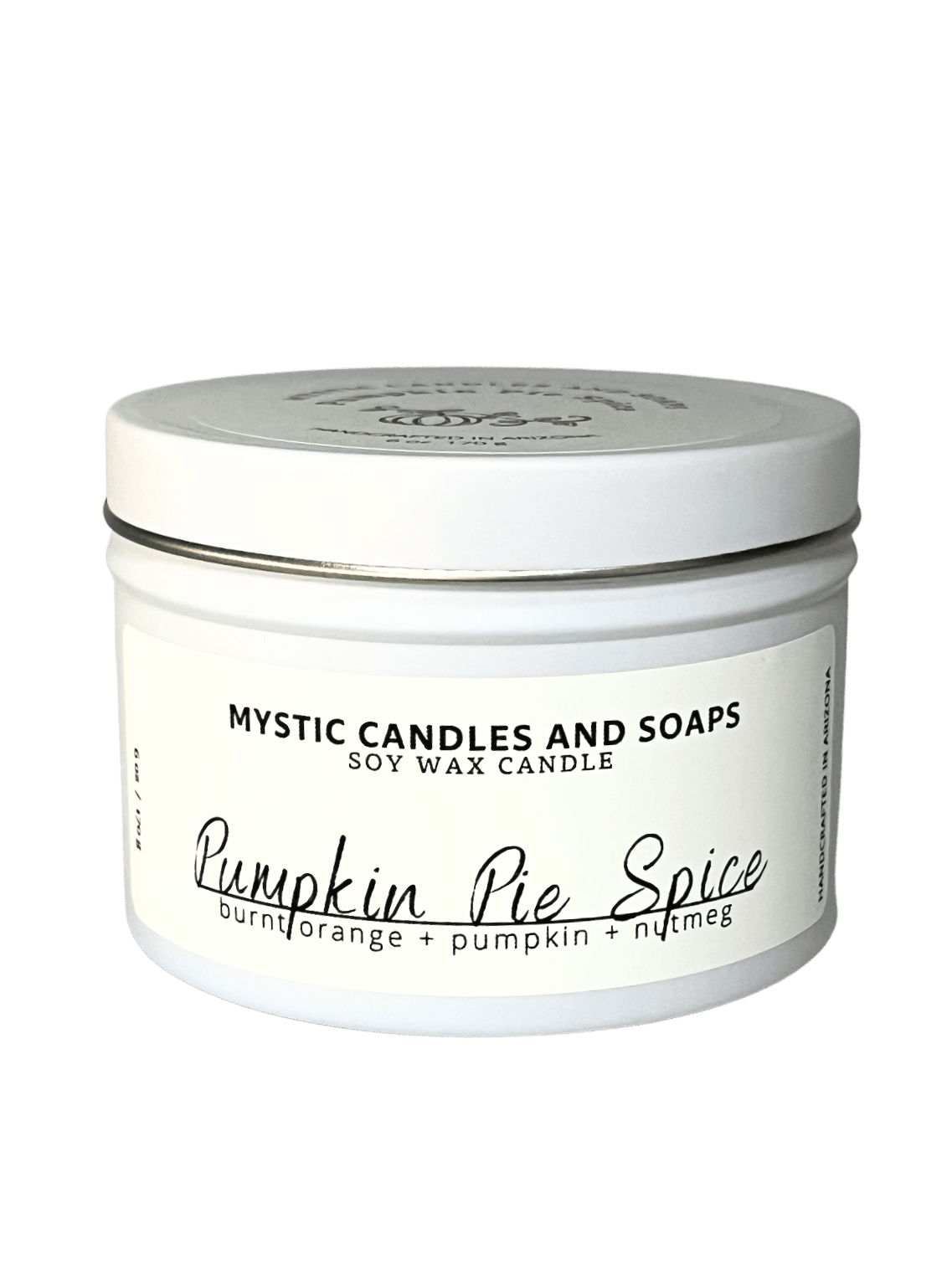Pumpkin Pie Spice Candle - Mystic Candles and Soaps LLC