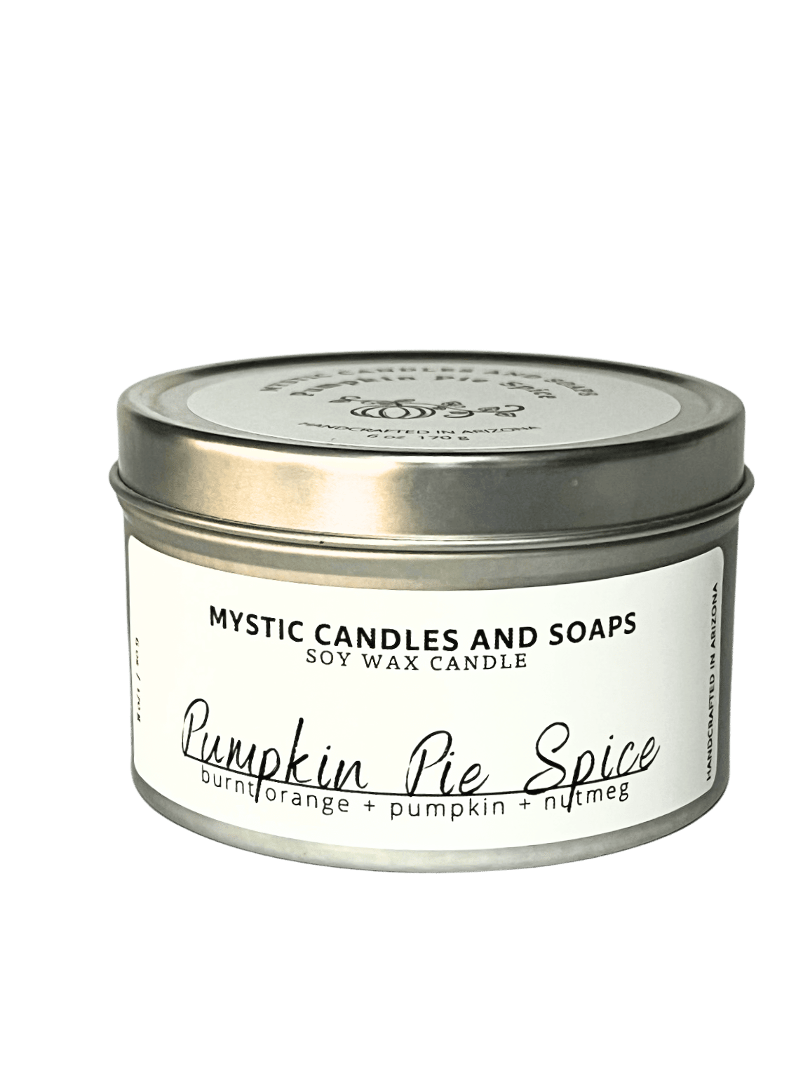 Pumpkin Pie Spice Candle - Mystic Candles and Soaps LLC