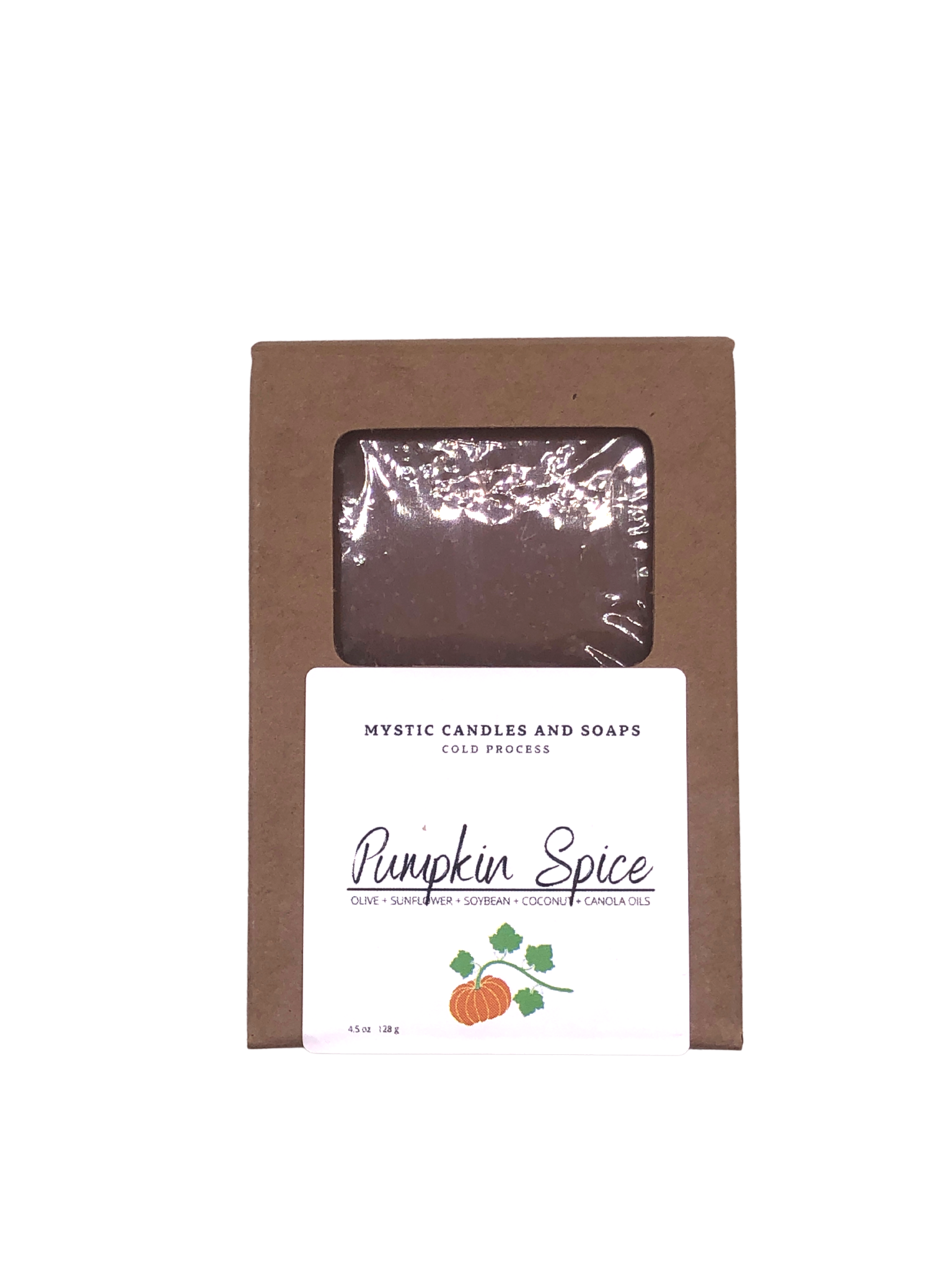 Pumpkin Spice Cold Process Bar Soap - Mystic Candles and Soaps LLC