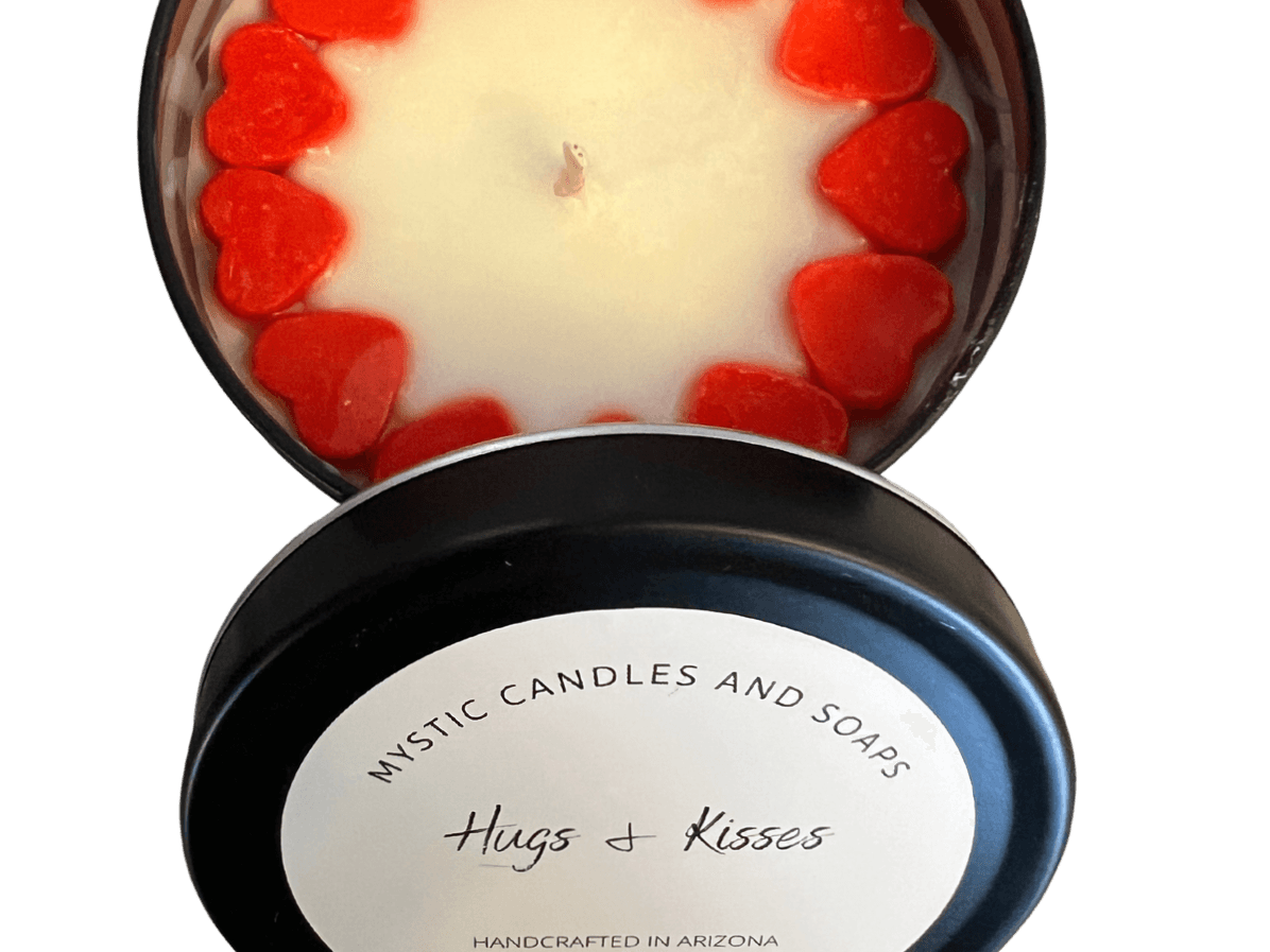 Hugs & Kisses Candle - Mystic Candles and Soaps LLC