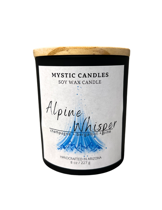 Alpine Whispers Highly Scented Soy Wax Candle