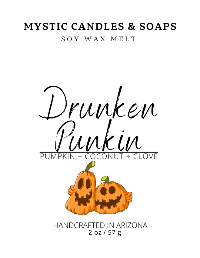 Drunken Punkin Wax Melt - Mystic Candles and Soaps LLC