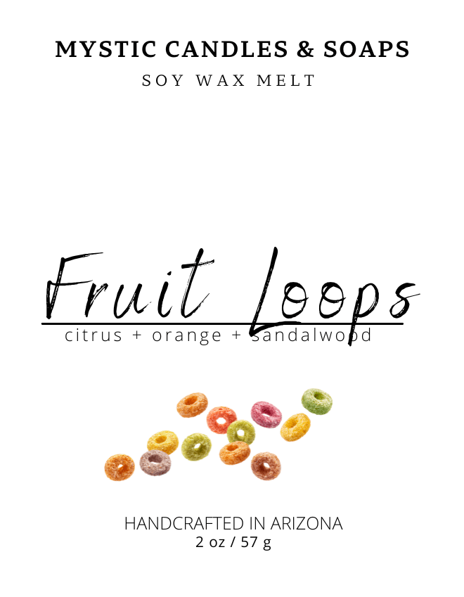 Fruity Loops Soy Wax Melt - Mystic Candles and Soaps LLC