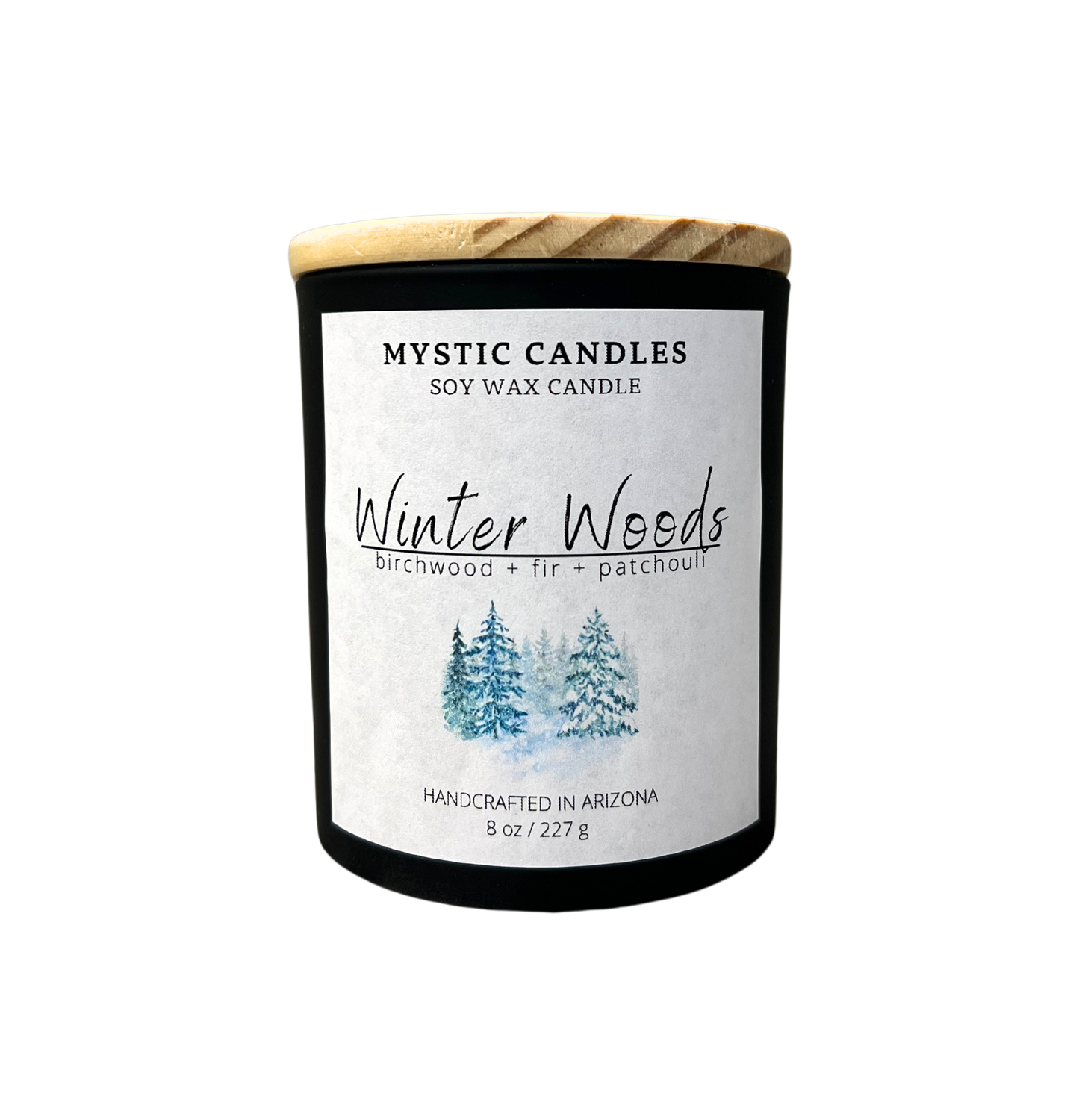 Winter Woods Highly Scented Soy Wax Candle