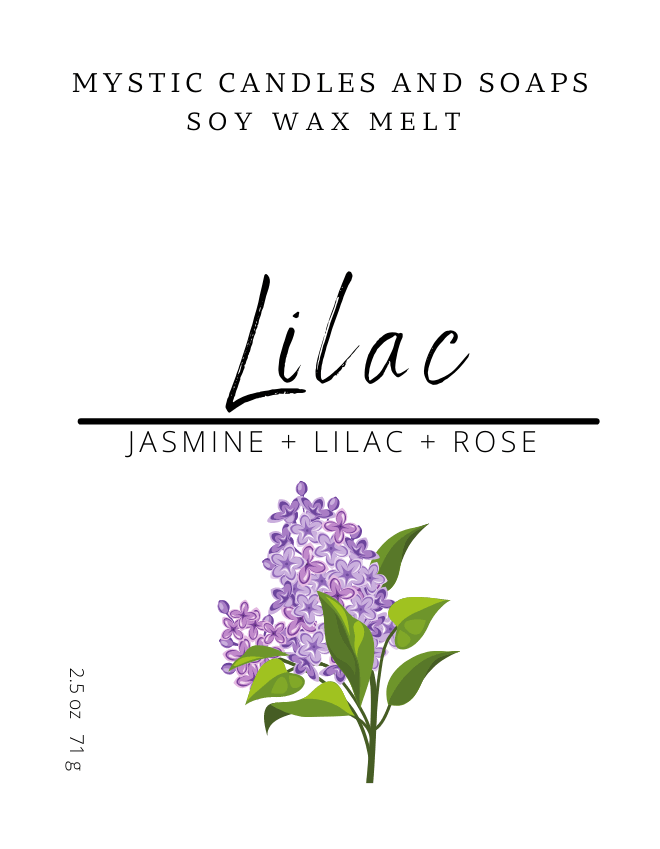 Lilac Soy Wax Melt - Mystic Candles and Soaps LLC