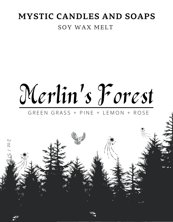 Merlin's Forest Soy Wax Melt - Mystic Candles and Soaps LLC