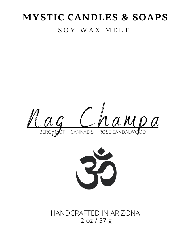 Nag Champa Soy Wax Melt - Mystic Candles and Soaps LLC