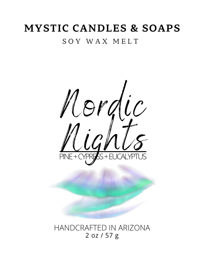 Nordic Nights Soy Wax Melt - Mystic Candles and Soaps LLC