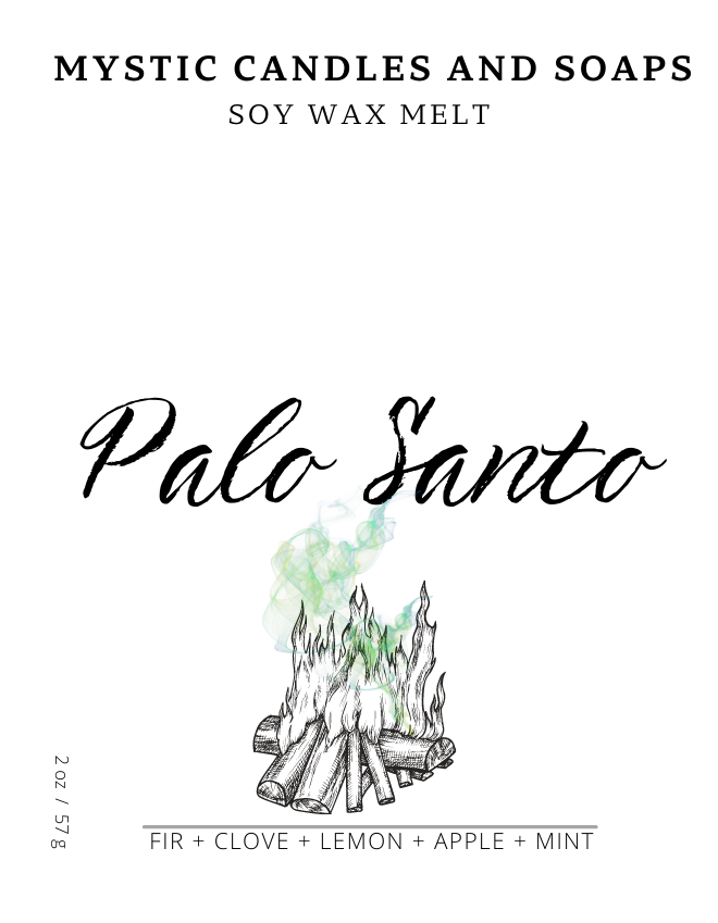 Palo Santo Soy Wax Melt - Mystic Candles and Soaps LLC