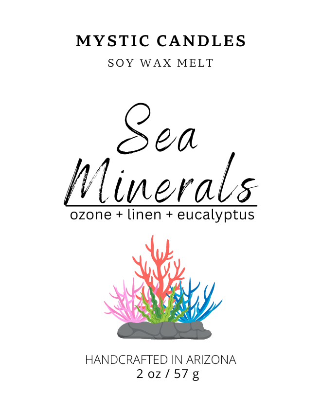 Sea Minerals Soy Wax Melt - Mystic Candles and Soaps LLC