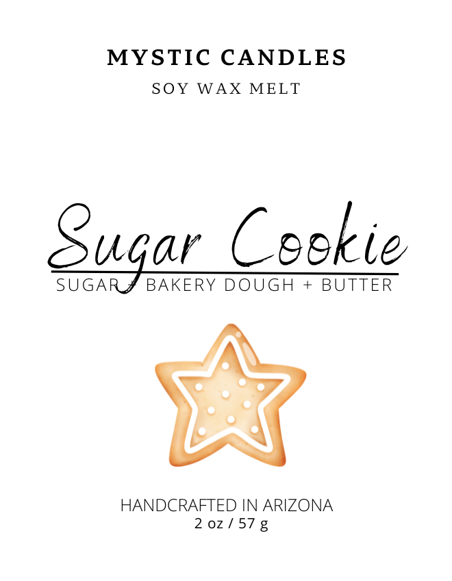 Sugar Cookie Soy Wax Melt - Mystic Candles