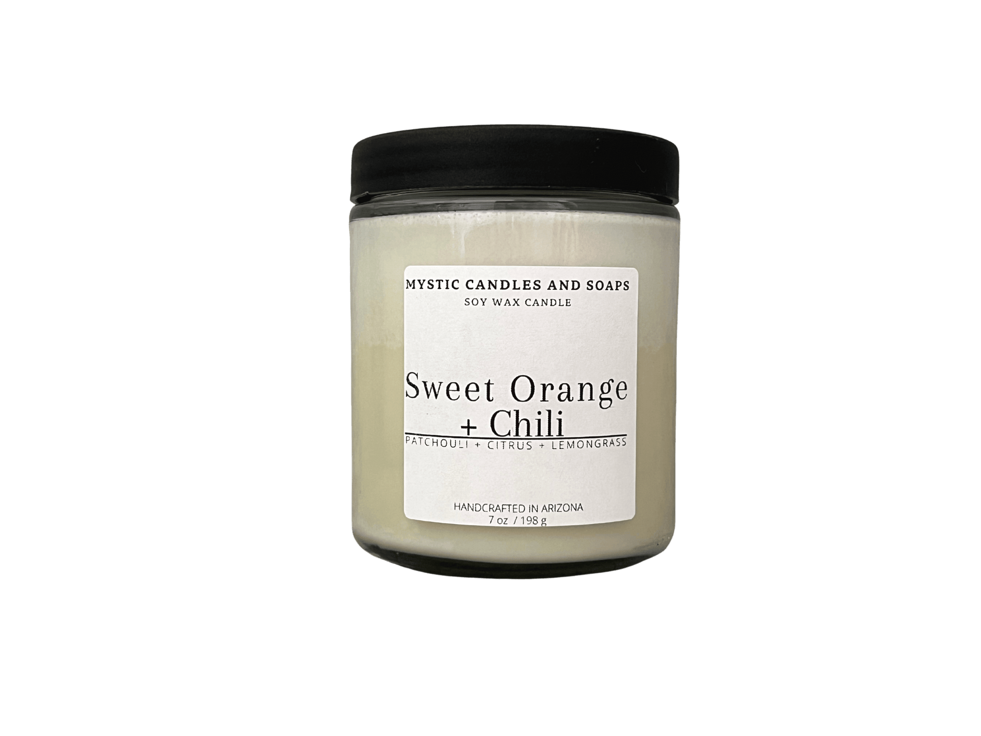 Sweet Orange & Sriracha Candle - Mystic Candles and Soaps LLC