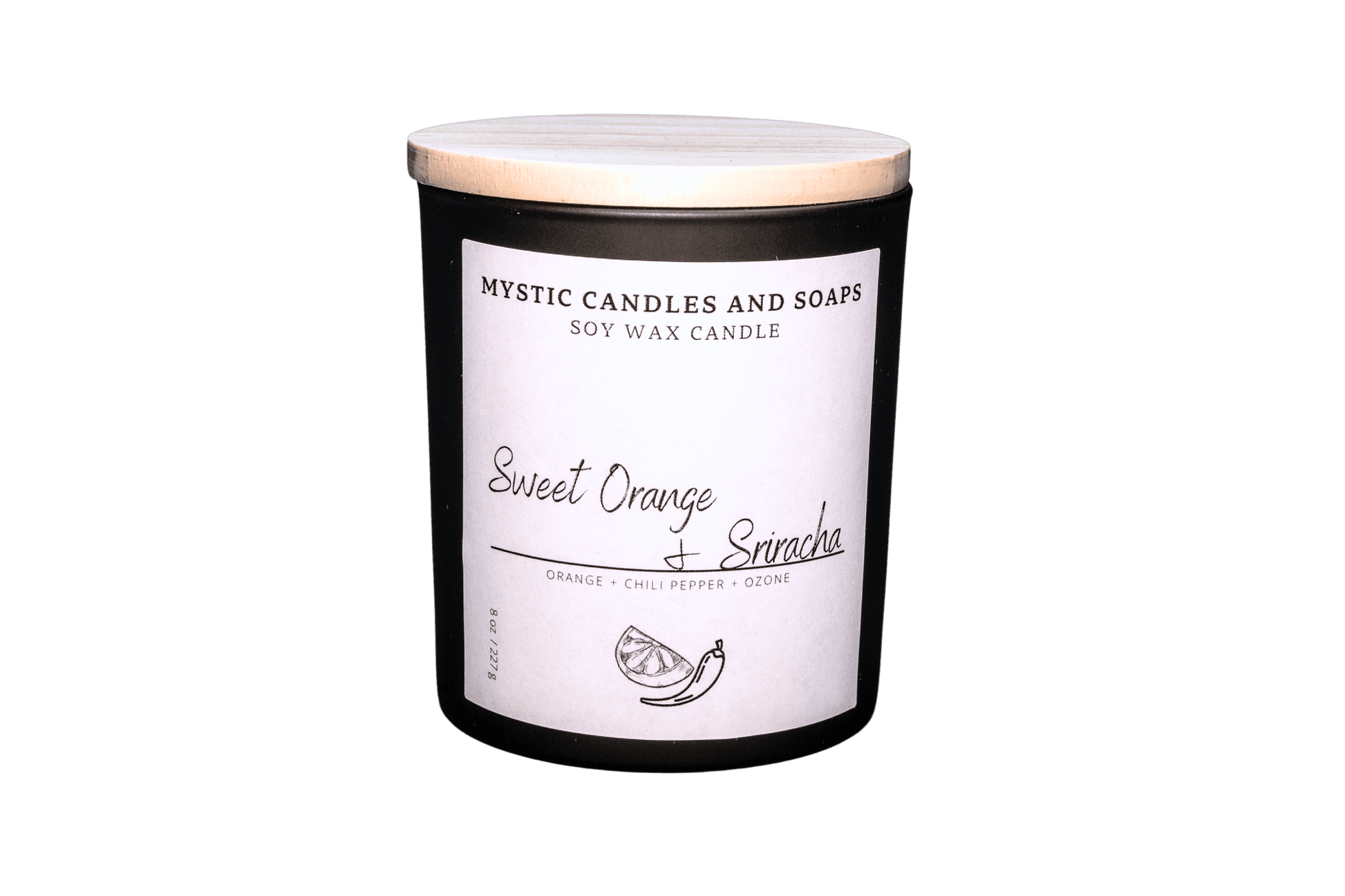 Sweet Orange & Sriracha Candle - Mystic Candles