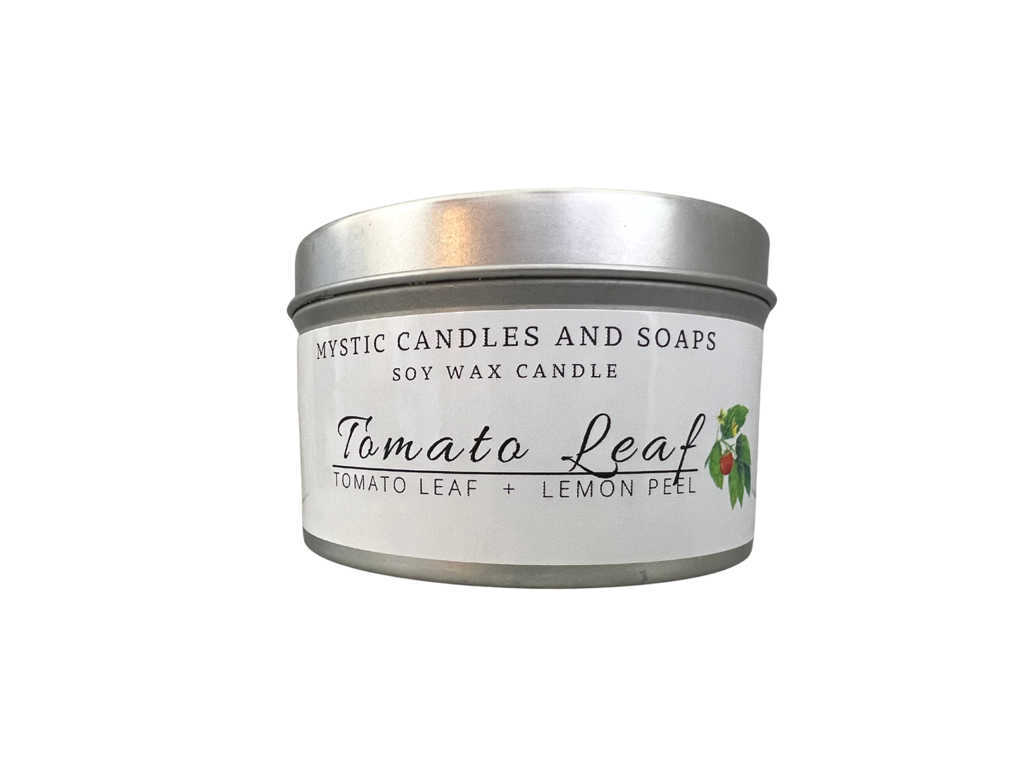 Tomato Leaf Highly Scented Handcrafted Soy Wax Candle