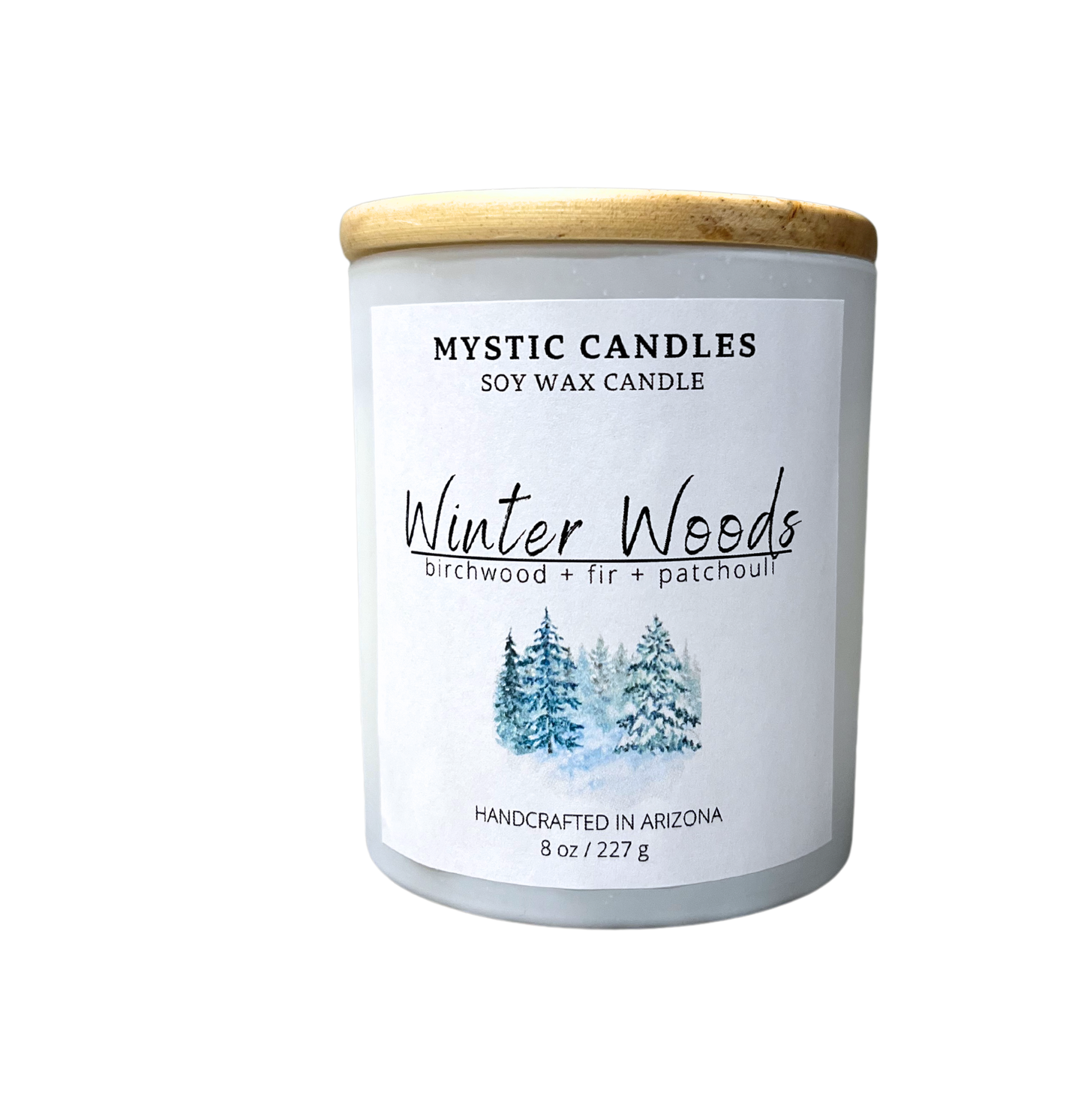 Winter Woods Highly Scented Soy Wax Candle