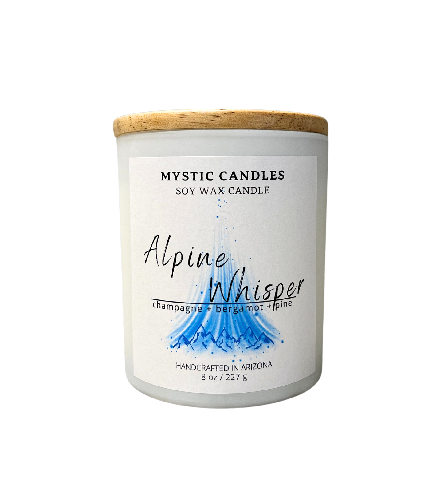 Alpine Whispers Highly Scented Soy Wax Candle