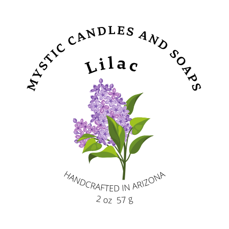 Lilac Flameless Candle - Mystic Candles and Soaps LLC