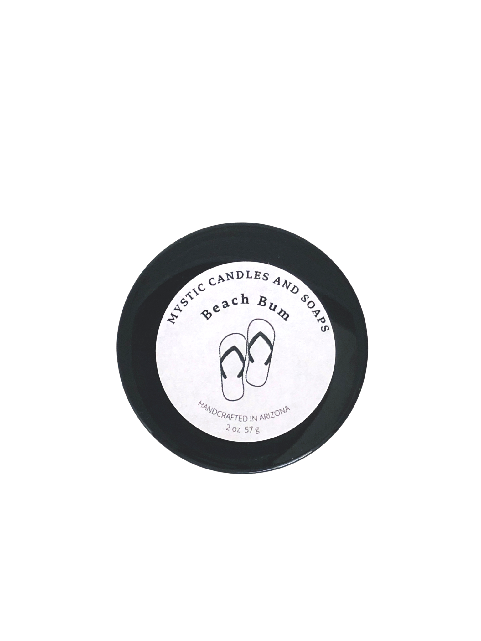 Beach Bum Soy Wax Flameless Candle - Mystic Candles and Soaps LLC