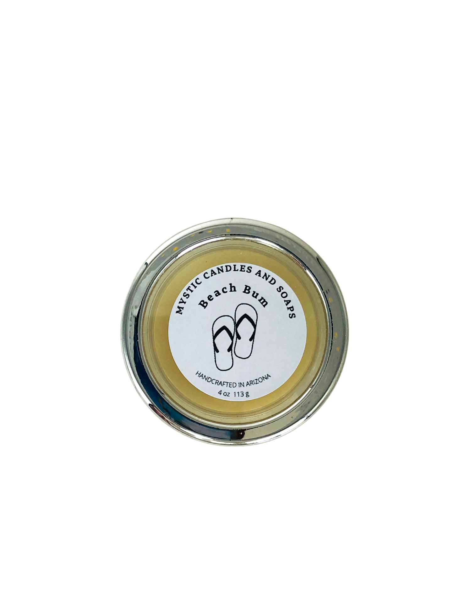 Beach Bum Soy Wax Flameless Candle - Mystic Candles and Soaps LLC