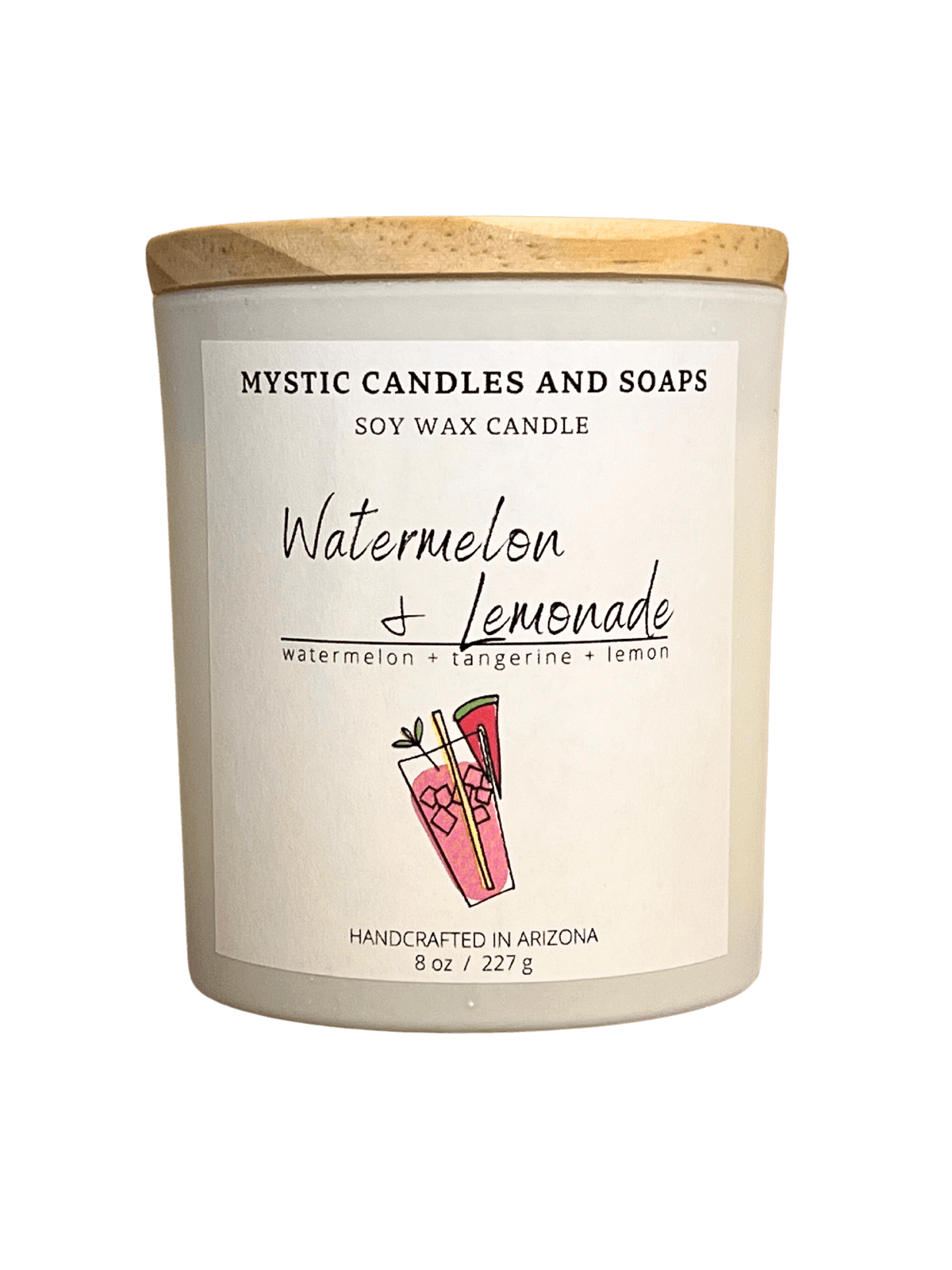 Watermelon & Lemonade Candle - Mystic Candles and Soaps LLC