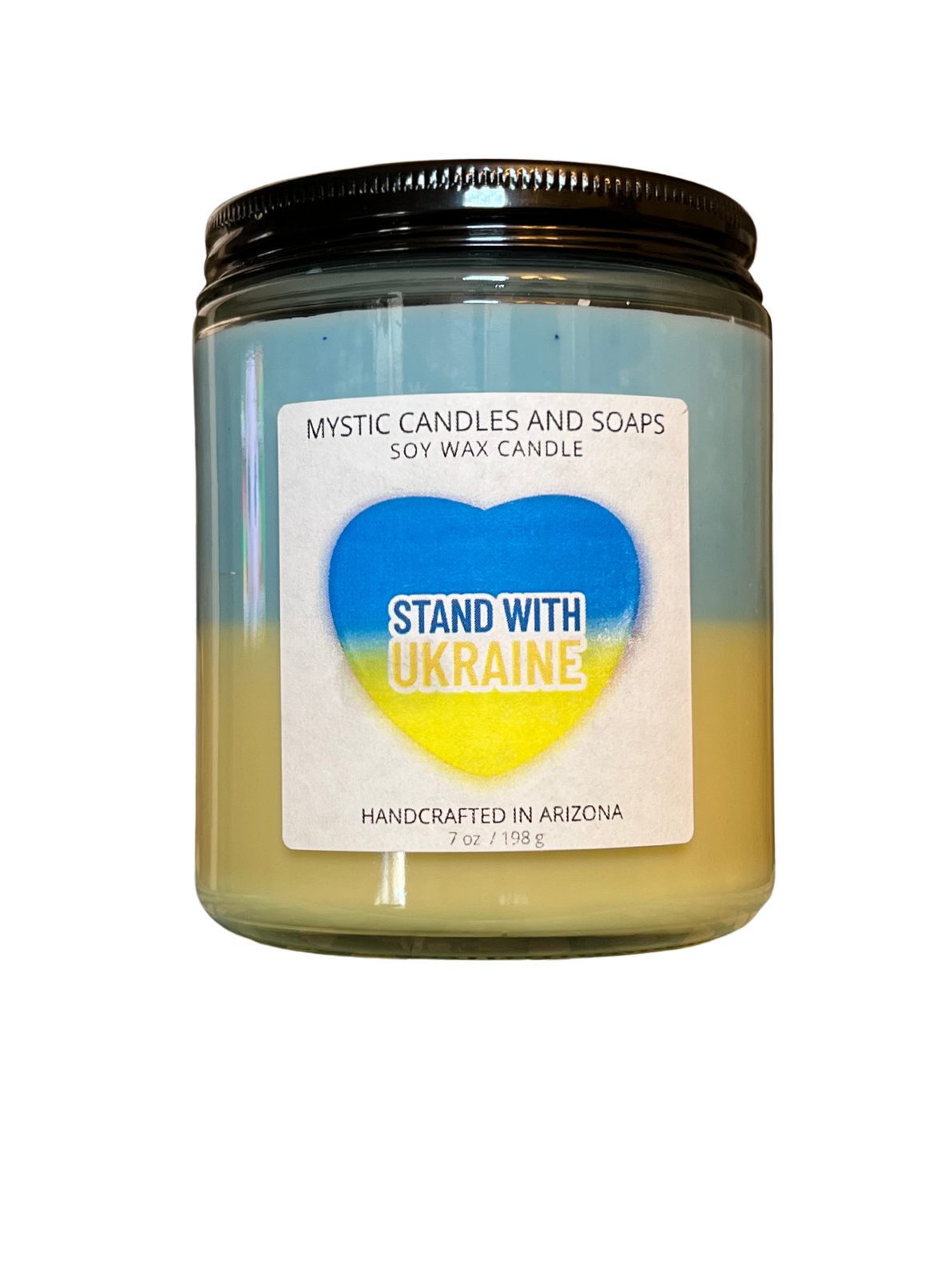 Stand With Ukraine Candle - Mystic Candles and Soaps LLC